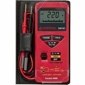 AUTO-RANGING POCKET DMM W/ CASE MULTIMETER CASEU MANUAL