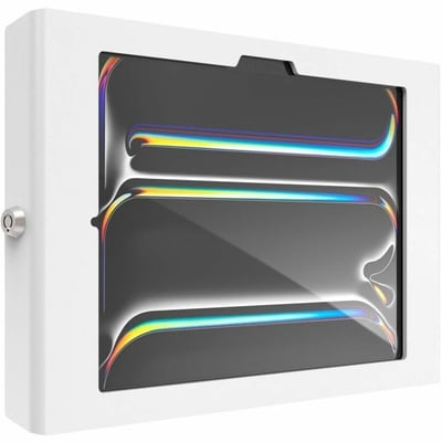 IPAD PRO M4 11IN (2024), APEX SECURED ENCLOSURE WALL MOUNT WHITE