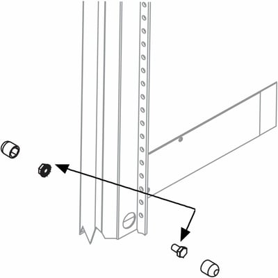 Middle Atlantic Threaded Ganging Kit for BGR and SNE Racks