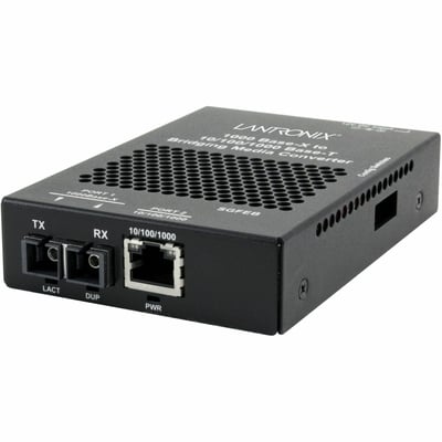10/100/1000B-T TO 1000BASE-X SM SC 10K WITH LA PWR SUPPLY