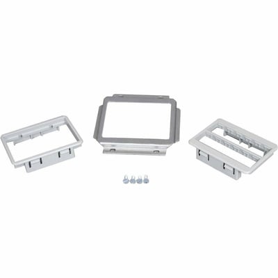 Wiremold Multiplex Faceplate Series Single Opening Faceplate with Adapters