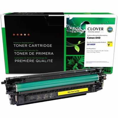 Clover Imaging Remanufactured Yellow Toner Cartridge for Canon 040 (0454C001)