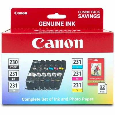 PGI-230/CLI-231 COMBO PACK INKJET CONSUMABLES