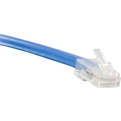 ENET Cat5e Blue 6 Foot Non-Booted (No Boot) (UTP) High-Quality Network Patch Cable RJ45 to RJ45 - 6Ft