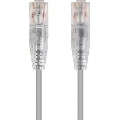 SLIMRUN CAT6 UTP CABLE-6-INCH GRAY