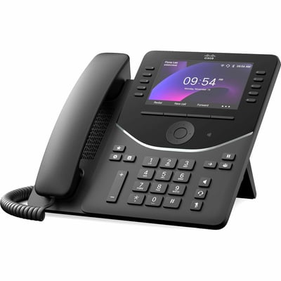 CISCO DESK PHONE 9841, CARBON BLACK REMANUFACTURED