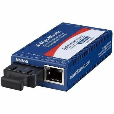 Advantech 10/100/1000Mbps Miniature Media Converter with LFPT