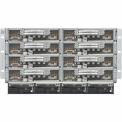 UCS5108BLADESERVRDC2CHASSIS/0 PSU/8FANS/0 FEX REMANUFACTURED