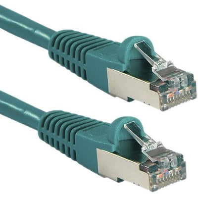 LINDY 3m CAT5e Gigabit FTP Snagless Network Cable, Green