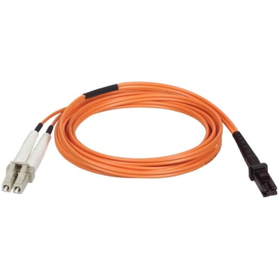 Tripp Lite by Eaton 15M Duplex Multimode 62.5/125 Fiber Optic Patch Cable MTRJ/LC 50' 50ft 15 Meter