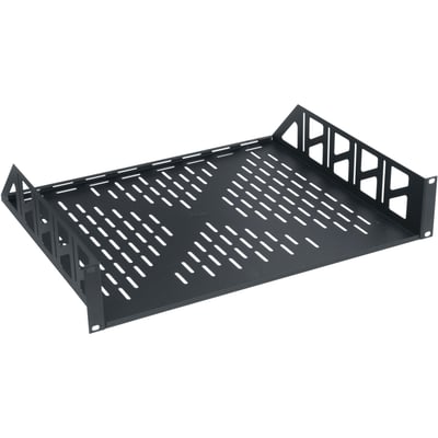 Middle Atlantic 2RU Utility Rack Mounted Shelf - 14.8in Depth Vented Rack Shelf - 4 Pack