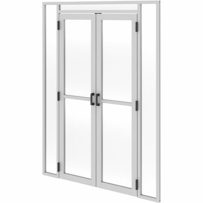 END-OF-ROW DOORS FOR RAPIDPOD A STEM - DUAL SWING 90INH X 48INW TAA