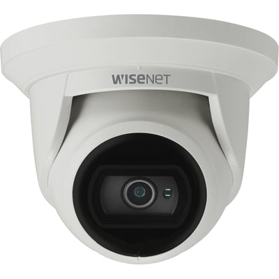 Wisenet QNE-8011R 5 Megapixel Outdoor Network Camera - Color - Dome - White