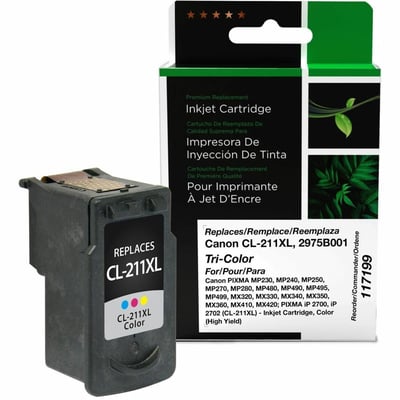 Clover Imaging Remanufactured High Yield Color Ink Cartridge for Canon CL-211XL (2975B001)