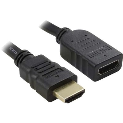 UNC 10FT HIGH SPEED HDMI EXTENSION CABLE WITH ETHERNET, HDMI - HDMI MALE - FEMAL