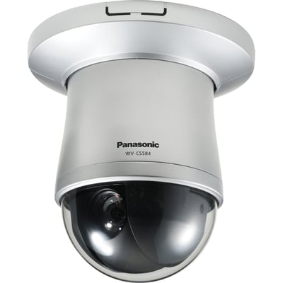 Panasonic Super Dynamic 6 WV-CS584 Surveillance Camera - Color, Monochrome - Dome