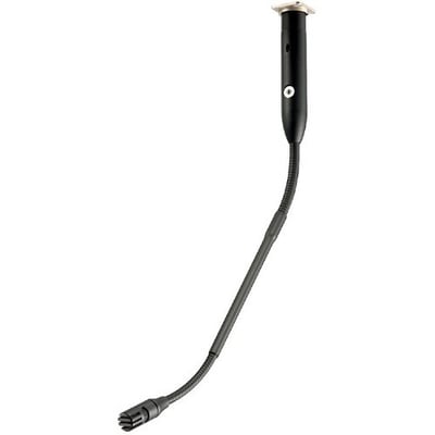 MULTI-PATTERN GOOSENECK MICROPHONE WITH XLR BASE, 18-INCH GOOSENECK - RF SHIELD