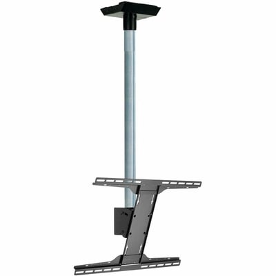 Peerless-AV Modular MOD-FPSKIT100-CPF Ceiling Mount for Flat Panel Display, Digital Signage Appliance - Black, Silver