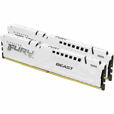 32GB 6000MT/S DDR5 CL30 DIMM (KIT OF 2) FURY BEAST WHITE EXPO