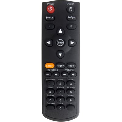 Optoma Black with Laser and Mouse Control