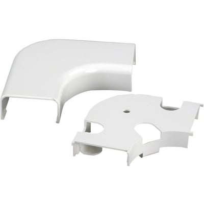 Legrand Uniduct 2900 Series Radiused Flat Elbow Fitting