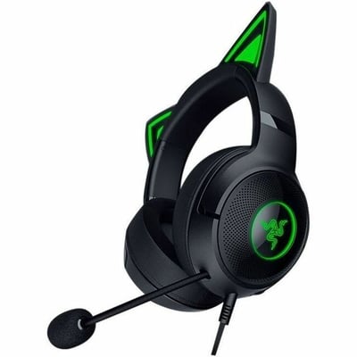 RAZER KRAKEN KITTY V2 USB WIRED RGB HEADSET CHROMA KITTY EARS