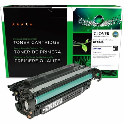 Clover Imaging Remanufactured Black Toner Cartridge for HP 504A (CE250A)
