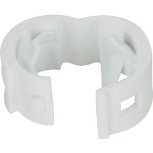 PATCH CORD COL BANDS WHT PK25