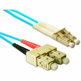 ENET 5M SC/LC Duplex Multimode 50/125 10Gb OM4 or Better Aqua Fiber Patch Cable 5 meter SC-LC Individually Tested