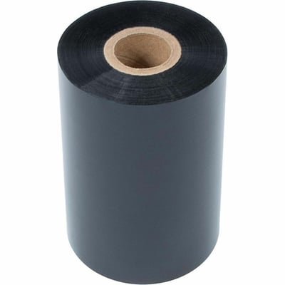 60MM (2.36IN) WIDE TT RESIN RIBBON BLACK 1IN CORE 450M/ROLL