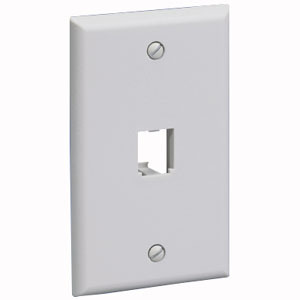 FACEPLATE 1PT CLASSIC ELECTRIC IVRY
