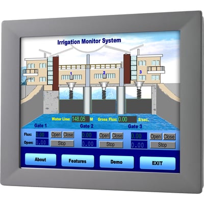 LCD DISPLAY, 15XGA INDUSTRIAL MONITO