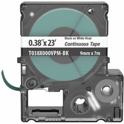 MP CAS CT VY 0.38X23 BLK-WH P K5