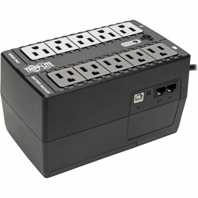 Tripp Lite by Eaton UPS 600VA 325W Standby UPS - 10 NEMA 5-15R Outlets 120V 50/60 Hz USB 5-15P Plug Desktop/Wall Mount