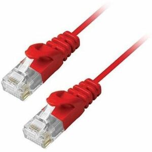 Comprehensive MicroFlex Pro AV/IT CAT6 Snagless Patch Cable Red 5ft