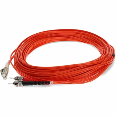 AddOn ADD-ST-LC-50M6MMF Fiber Optic Duplex Network Patch Cable