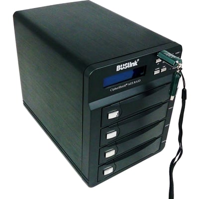 8TB SSD 4-BAY RAID 0/3/10/LARGE FIPS 140-2 256-BIT AES HARDWARE ENCRYPTED USB 3.