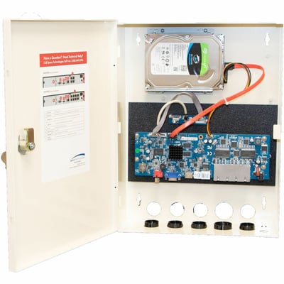 Speco 8 Channel NVR with 8 Built-In PoE Ports - 16 TB HDD