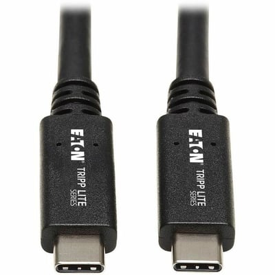 Tripp Lite by Eaton USB-C Cable (M/M) - USB 3.2 Gen 2 (10 Gbps) 5A (100W) Rating Thunderbolt 3 Compatible 20-in. (50.8 cm)