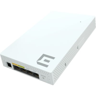 EXTREMECLOUD IQ : INDOOR WIFI6 WALLPLATE, 2X2 RADIOS WITH DUAL 5GHZ AND 4 GE ETH