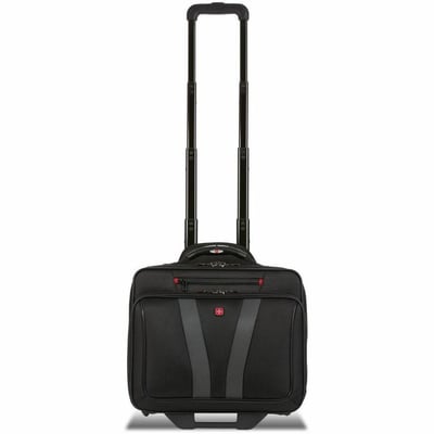 WENGER GRANADA PRO BUSINESS CASE ROLLER BLACK FITS UP TO 17IN
