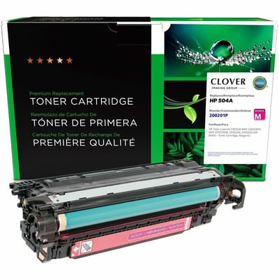 Clover Imaging Remanufactured Magenta Toner Cartridge for HP 504A (CE253A)