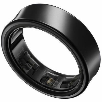GALAXY RING SIZE 8 TITANIUM BLACK ANDROID ONLY