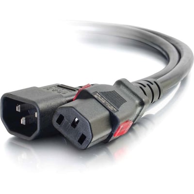 POWER CORD - C14 - MALE LEFT GENDER - C13 - FEMALE RIGHT GENDER - LENGTH: 10 LEN