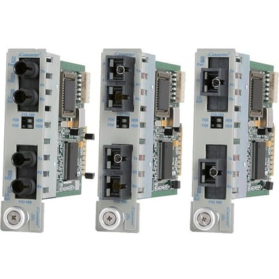 Omnitron Systems 100BASE-FX to 100BASE-FX Managed Fast Ethernet Media Converter & Switch