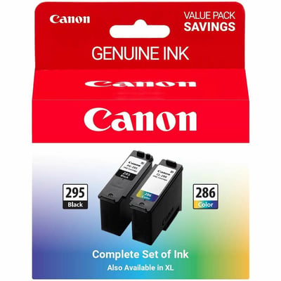 Canon PG-295/CL-286 Original Inkjet Ink Cartridge - Value Pack - Black, Color Pack