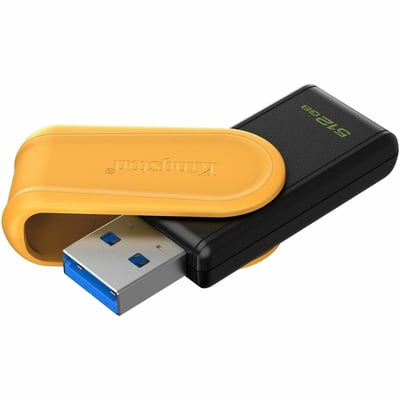 512GB PORTABLE USB 3.2 GEN 1 DATATRAVELER EXODIA S BLK/YELLOW