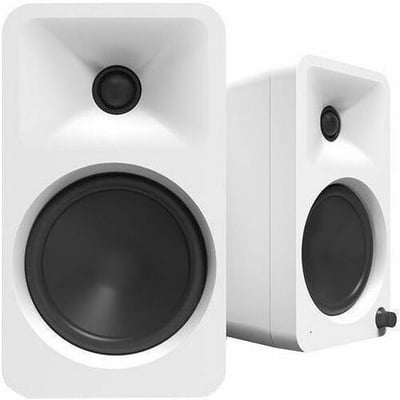 140W POWERED REFERENCE SPEAKERS USB-C BLUETOOTH INPUT - WHT PAIR