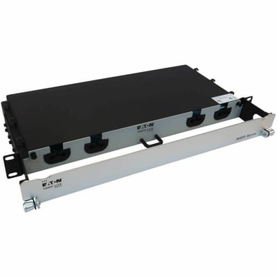Eaton Tripp Lite Series Preloaded Fiber Panel, 1U - 4x (3x8F MTP/MPO-PC F/F) 24F Trunk Cables, OM4 Multimode, 10 m (32.8 ft.)