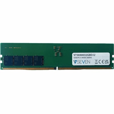 V7 32GB DDR5 PC5-38400 - 4800Mhz DIMM Desktop Memory Module - V73840032GBD-U